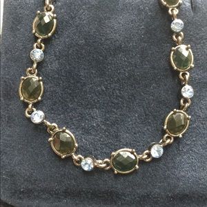 2028 blue Swarovski crystal necklace